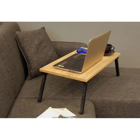 Masa laptop AMSTERDAM OCN-31789, stejar/negru