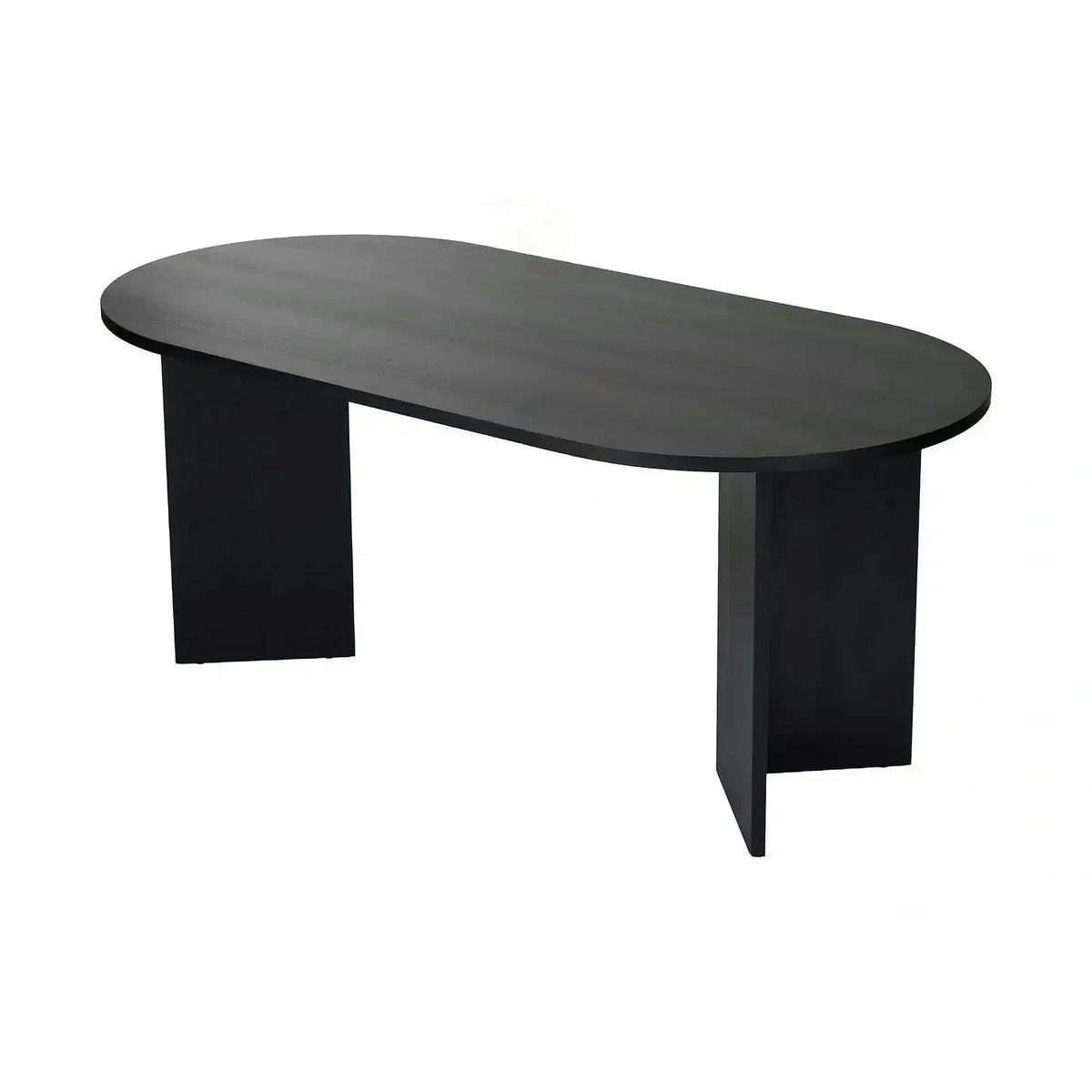 Masa SABLIN, negru, PAL laminat, 180x90x75 cm