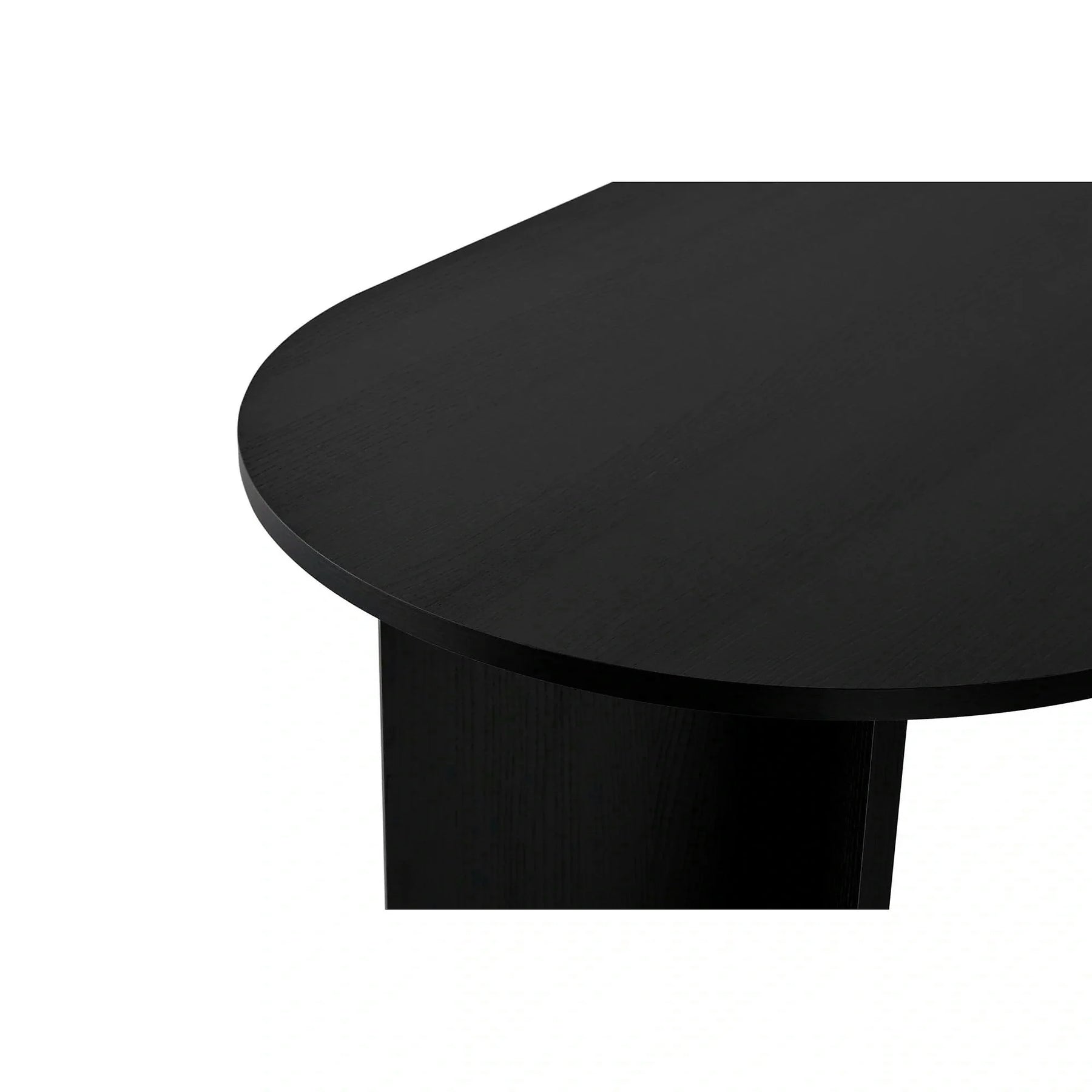 Masa SABLIN, PAL laminat, negru, 180×89.5×75 cm