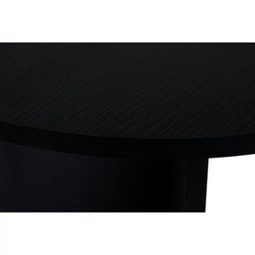 Masa SABLIN, PAL laminat, negru, 180×89.5×75 cm