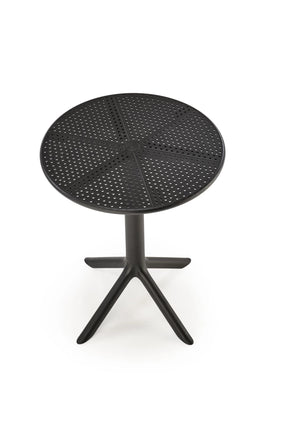 Masa CALVO, negru, polipropilena, 60x60x72 cm