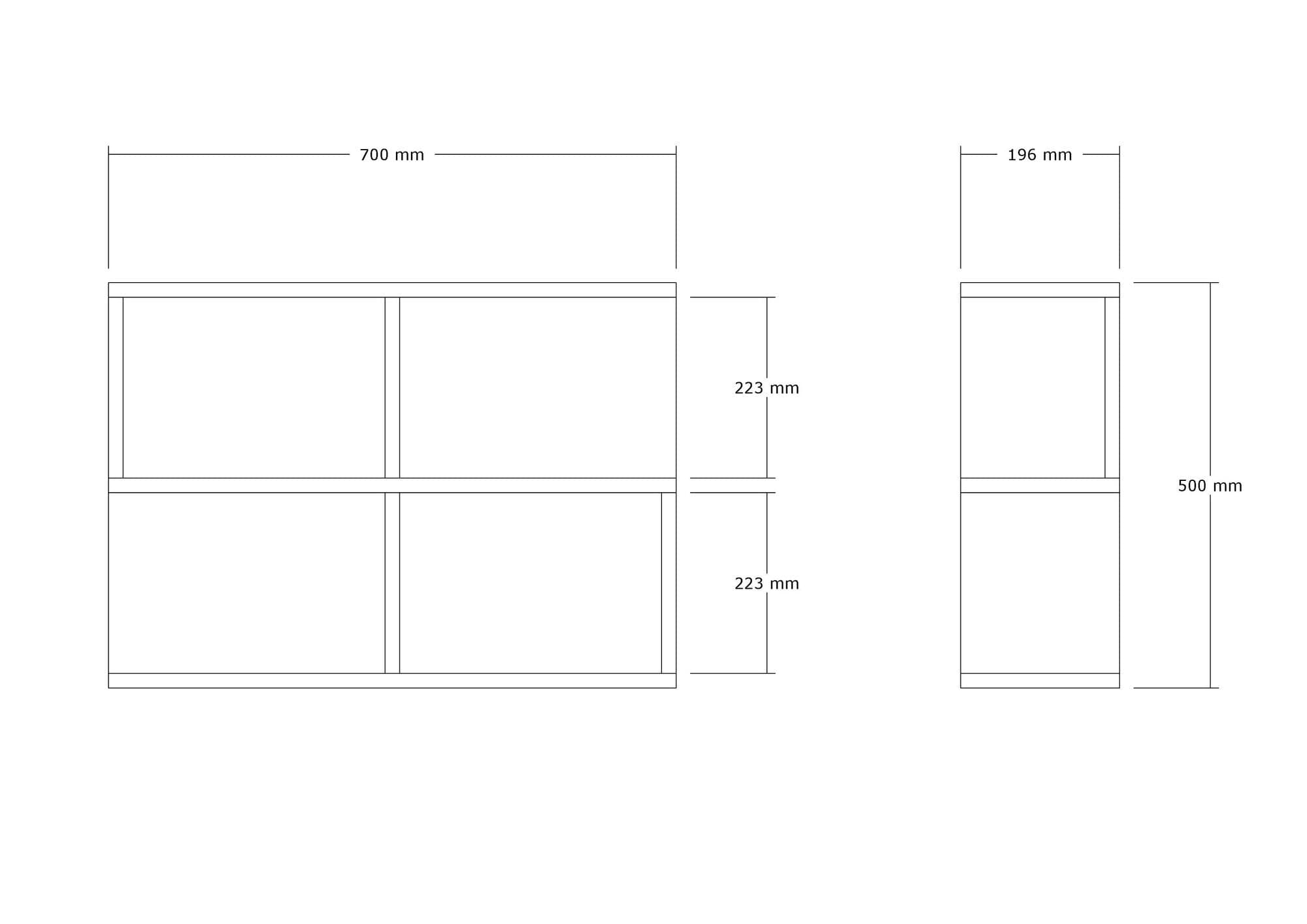 Masuta AMSTERDAM OCN-31618, stejar