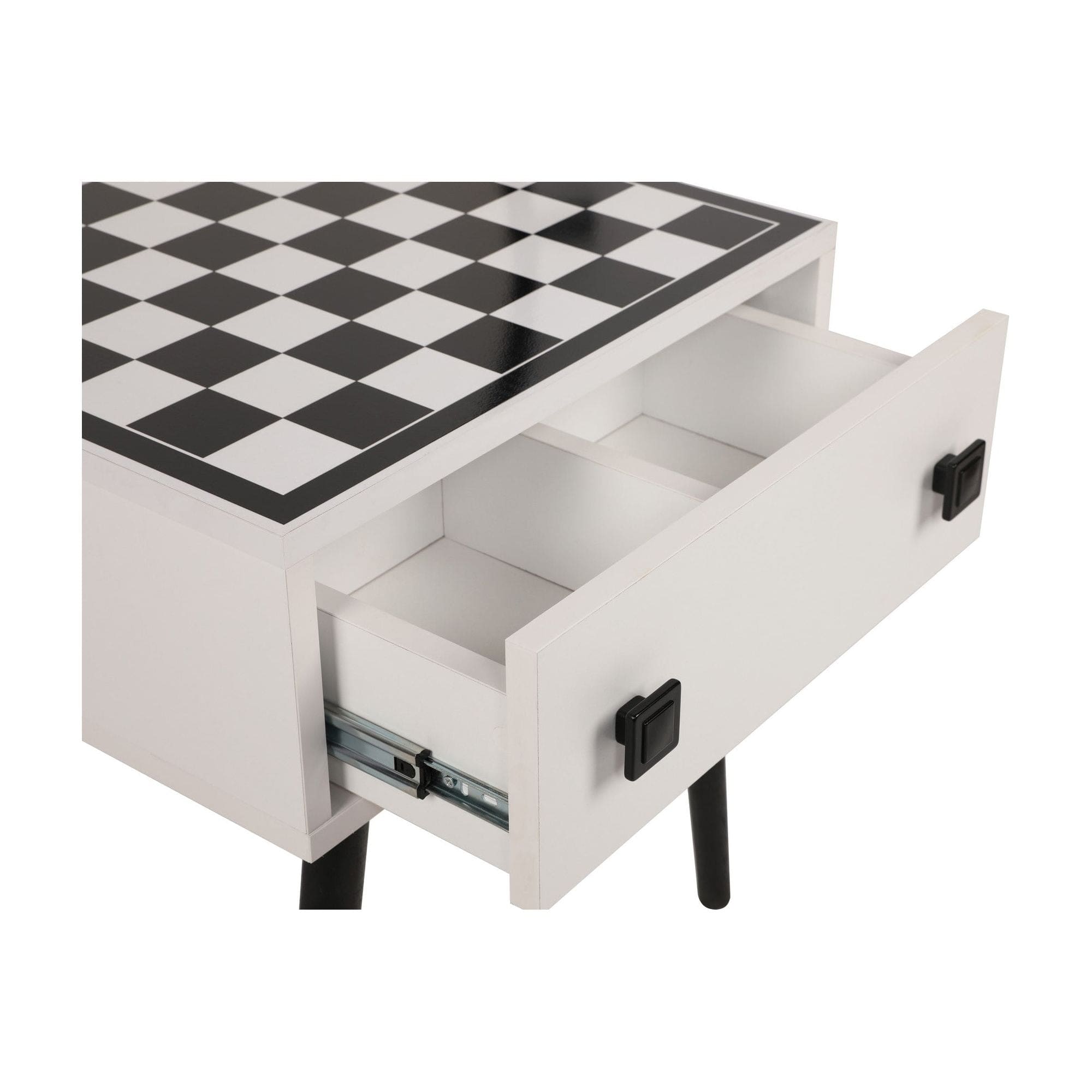 Masuta AMSTERDAM OCN-31706, alb/negru