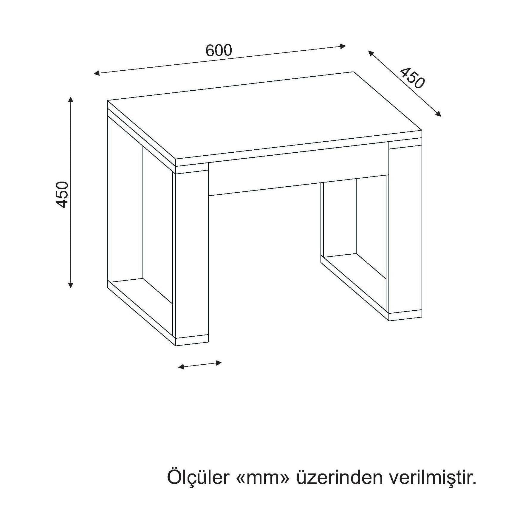 Masuta cafea AMSTERDAM OCN-31624, stejar/alb