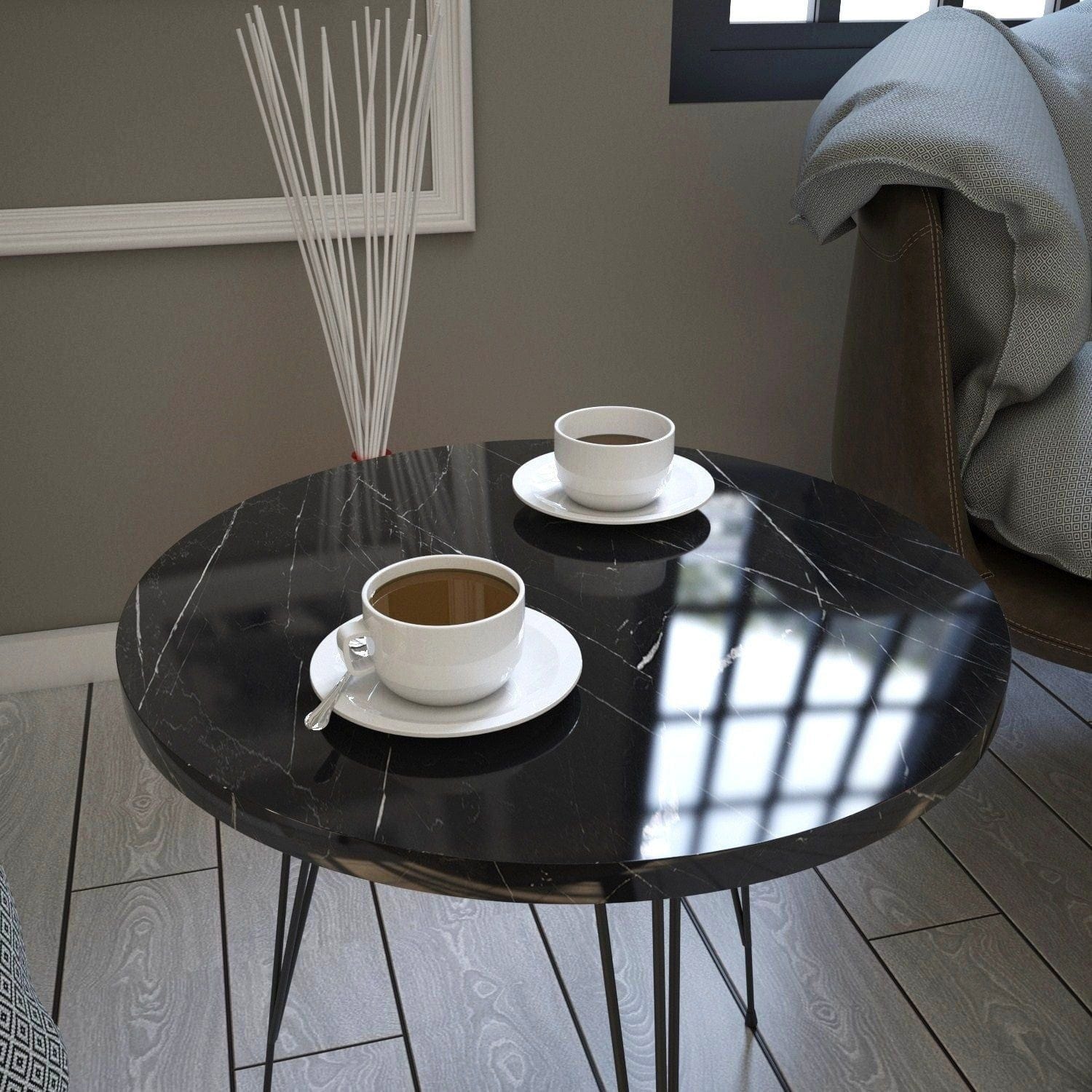 Masuta cafea AMSTERDAM OCN-31637, negru