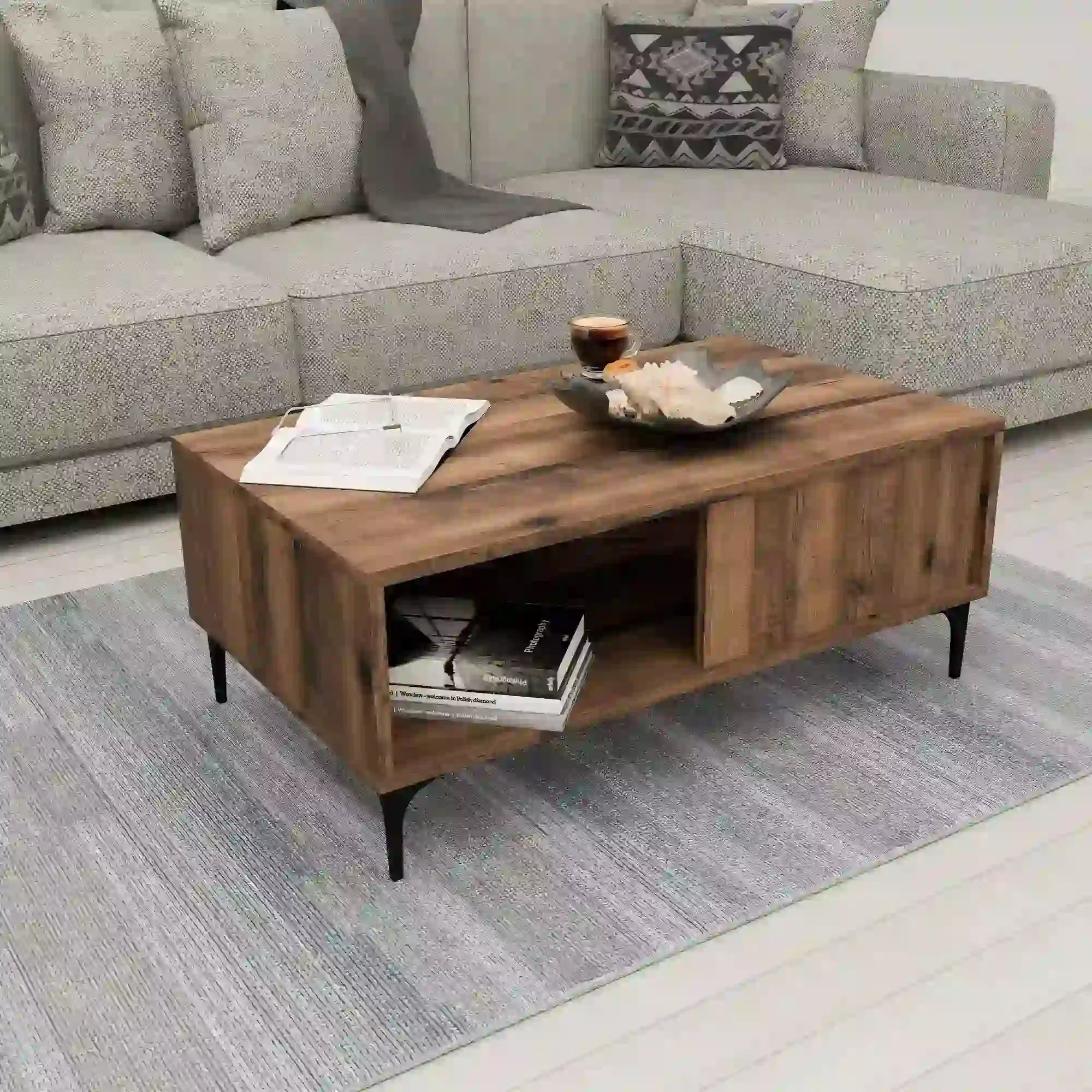 Masuta cafea AMSTERDAM OCN-31697, nuc