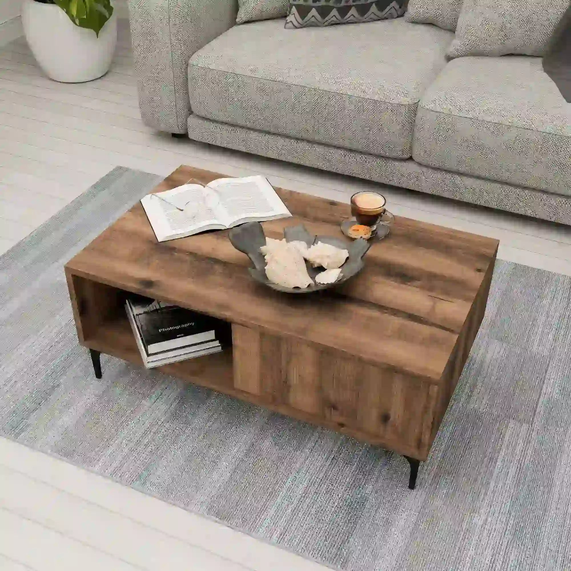 Masuta cafea AMSTERDAM OCN-31697, nuc