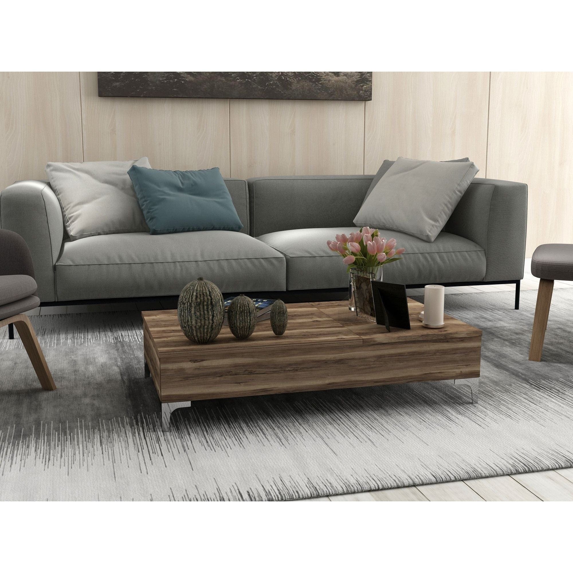 Masuta cafea AMSTERDAM OCN-31761, nuc