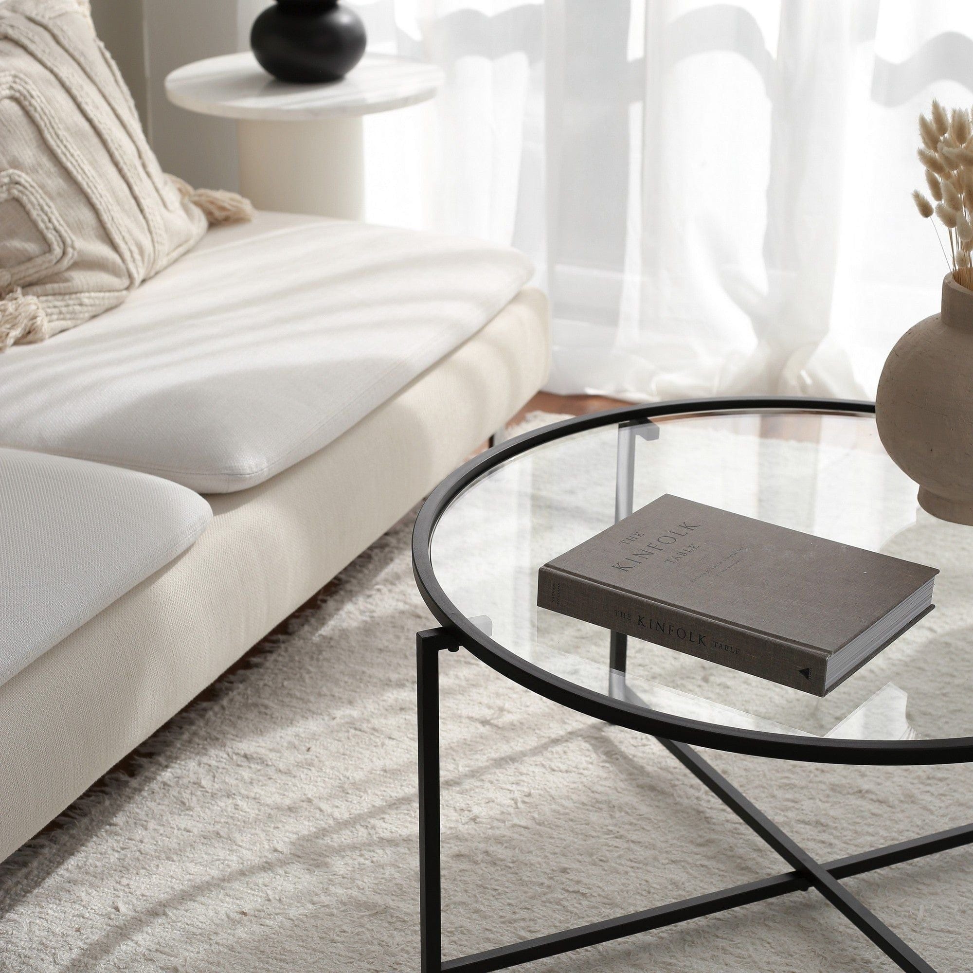 Masuta cafea AMSTERDAM OCN-31763, negru