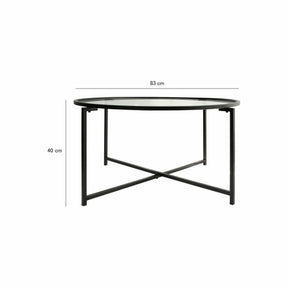 Masuta cafea AMSTERDAM OCN-31763, negru