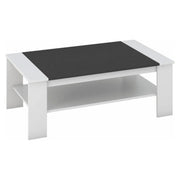 Masuta cafea ATHENA OCN-27998, alb/negru