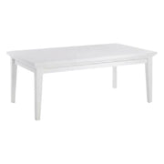 Masuta cafea ATHENA OCN-27999, alb