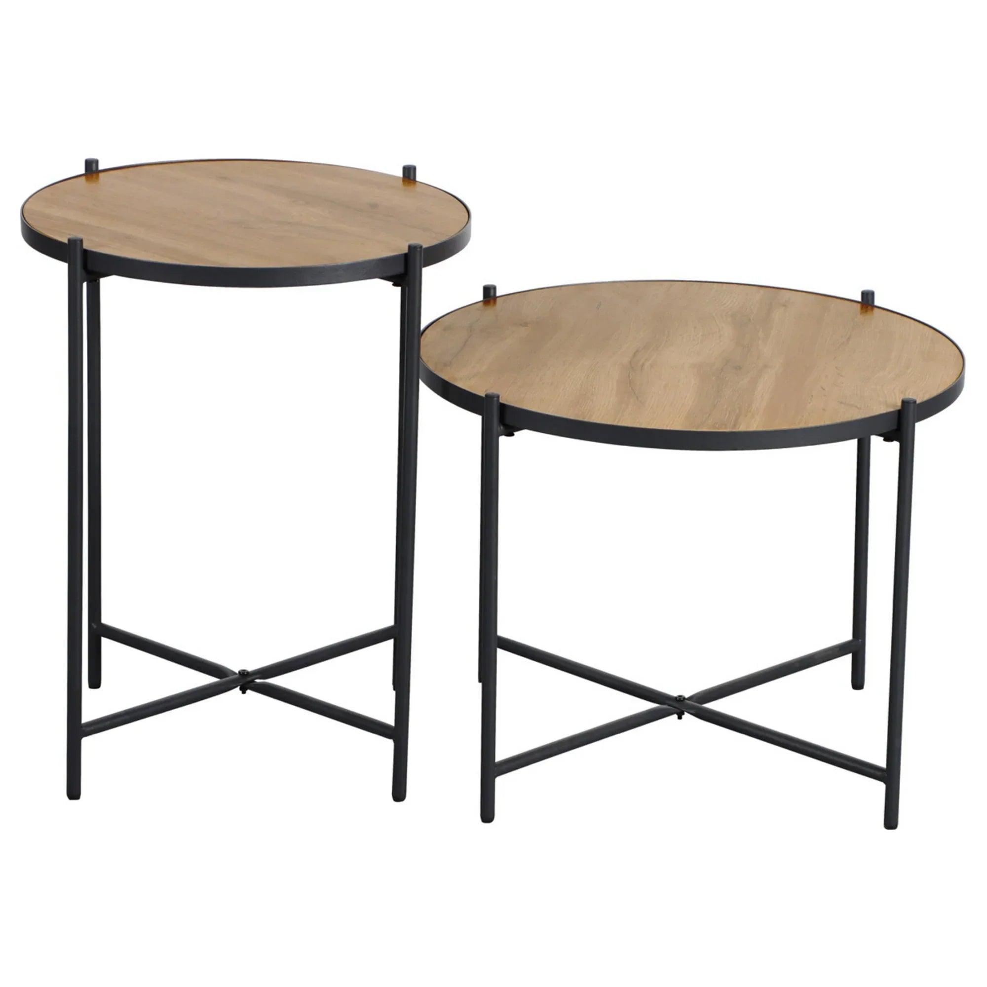 Masuta cafea BERGEN OCN-29008, stejar/negru