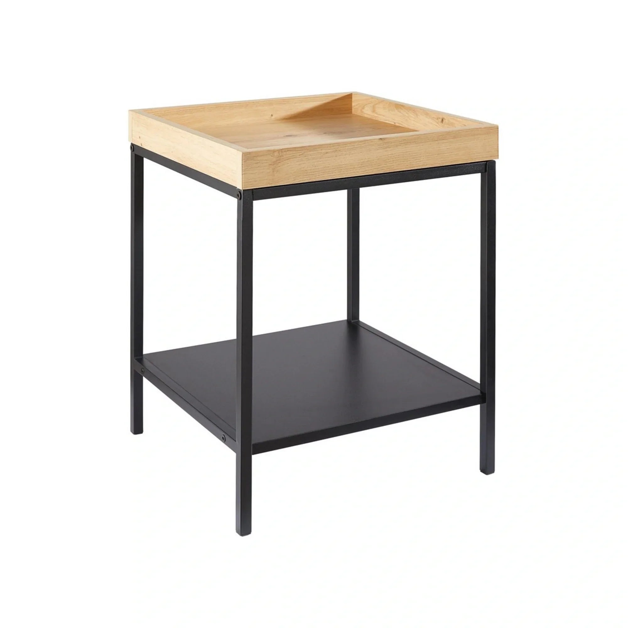 Masuta cafea BERGEN OCN-29015, stejar/negru