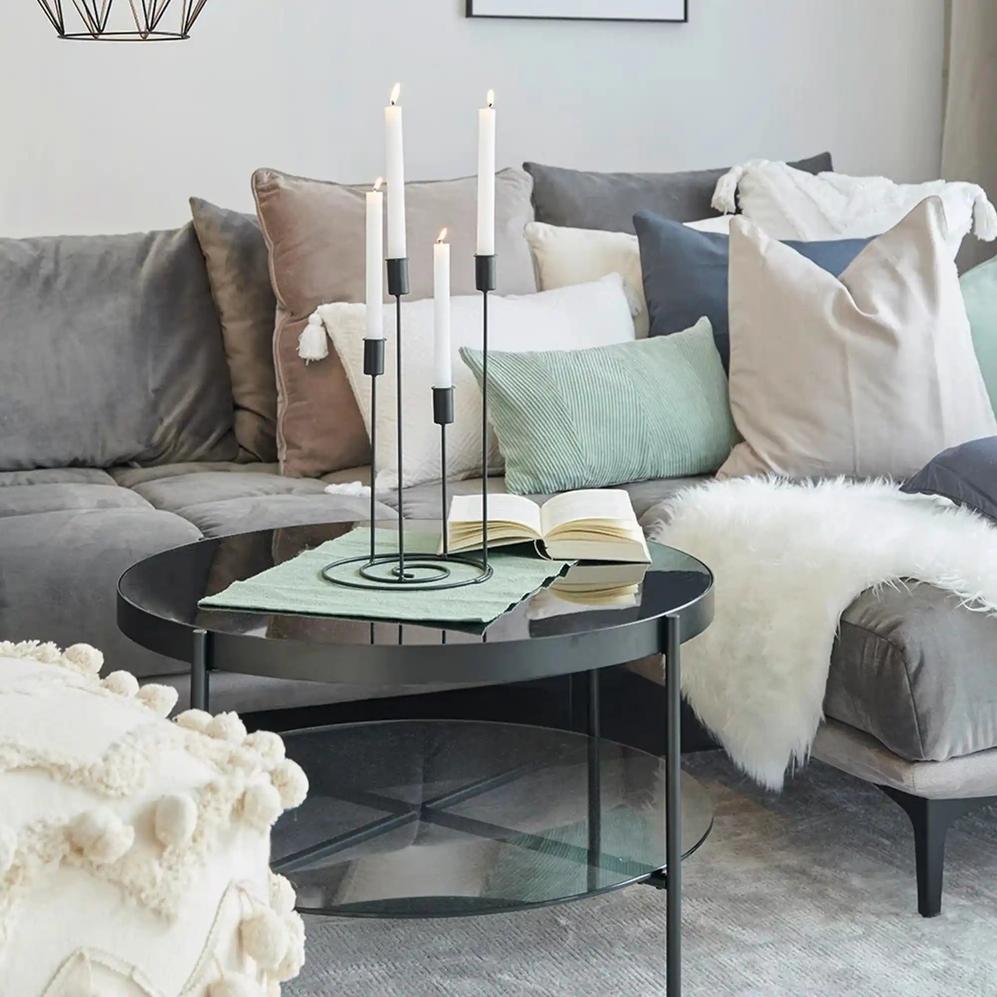 Masuta cafea BERGEN OCN-29041, negru