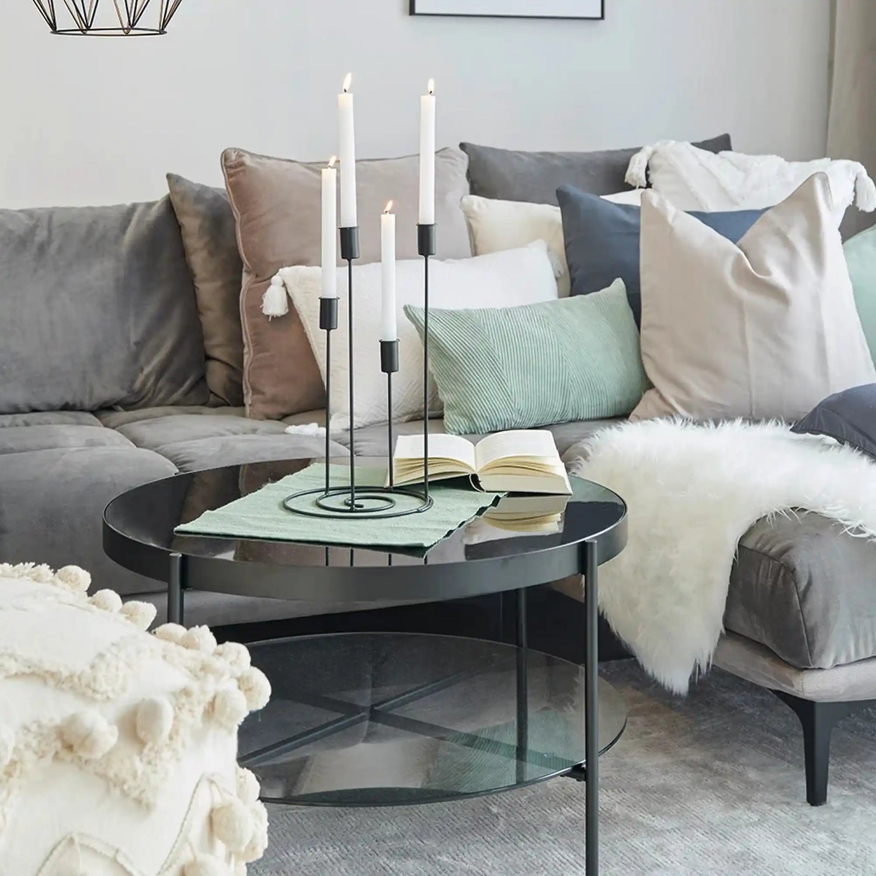 Masuta cafea BERGEN OCN-29041, negru