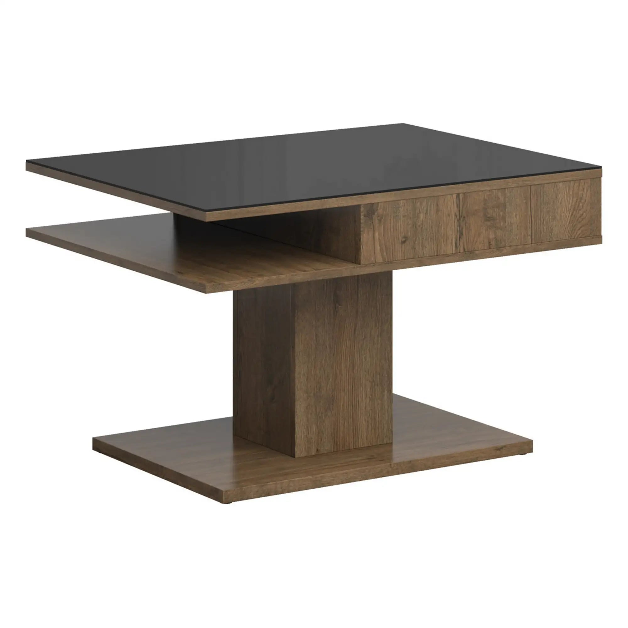 Masuta cafea BERGEN OCN-29055, stejar/negru