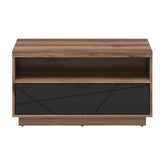 Masuta cafea BERGEN OCN-29081, nuc/negru mat