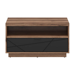 Masuta cafea BERGEN OCN-29081, nuc/negru mat