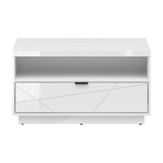 Masuta cafea BERGEN OCN-29085, alb lucios