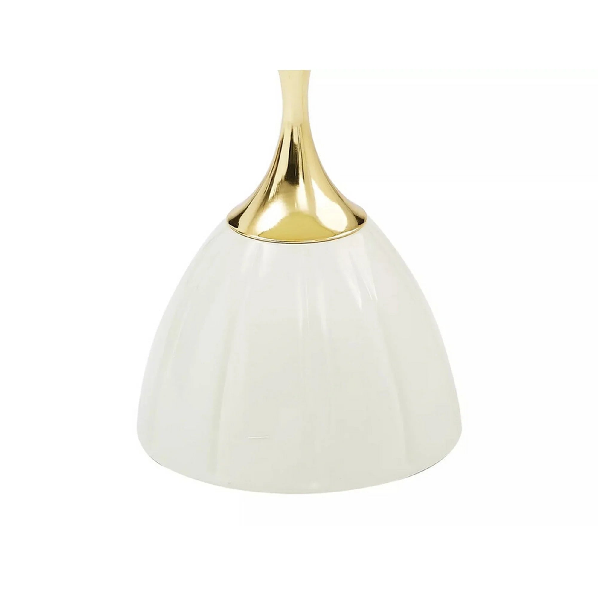 Masuta cafea DETROIT OCN-39060, alb/auriu