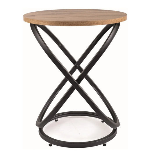 Masuta cafea DETROIT OCN-39085, stejar artisan/negru mat