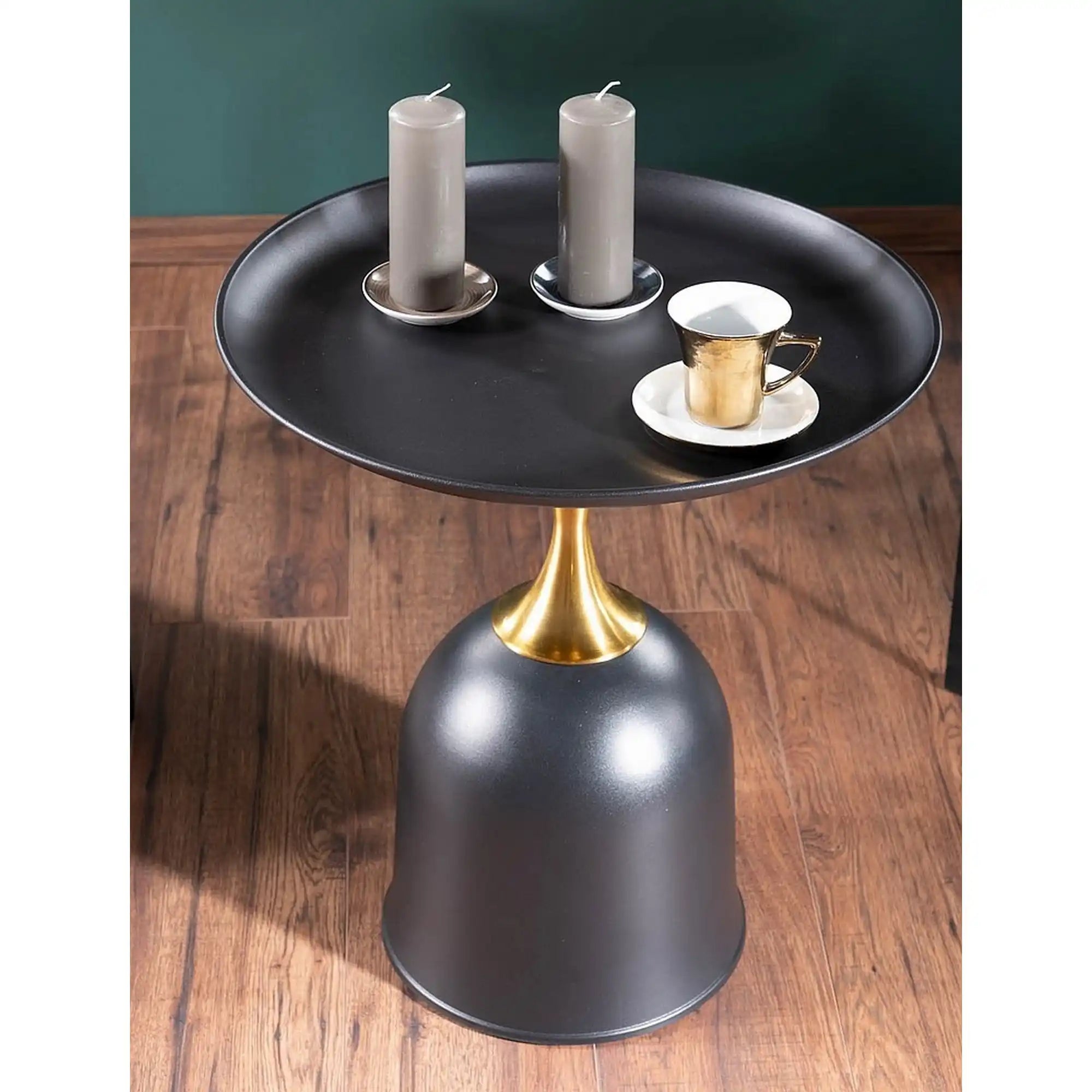 Masuta cafea DETROIT OCN-39087, negru/auriu