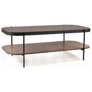 Masuta cafea DETROIT OCN-39088, nuc/negru