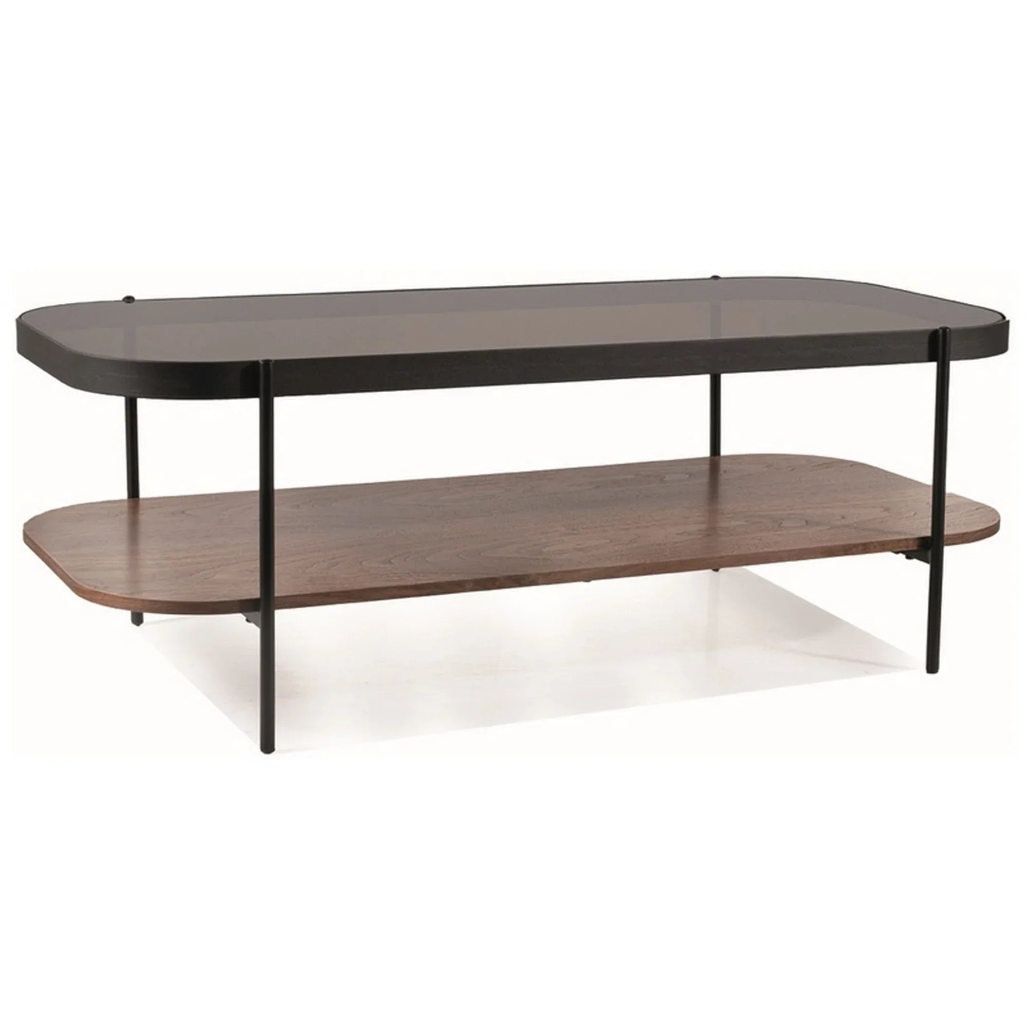 Masuta cafea DETROIT OCN-39088, nuc/negru