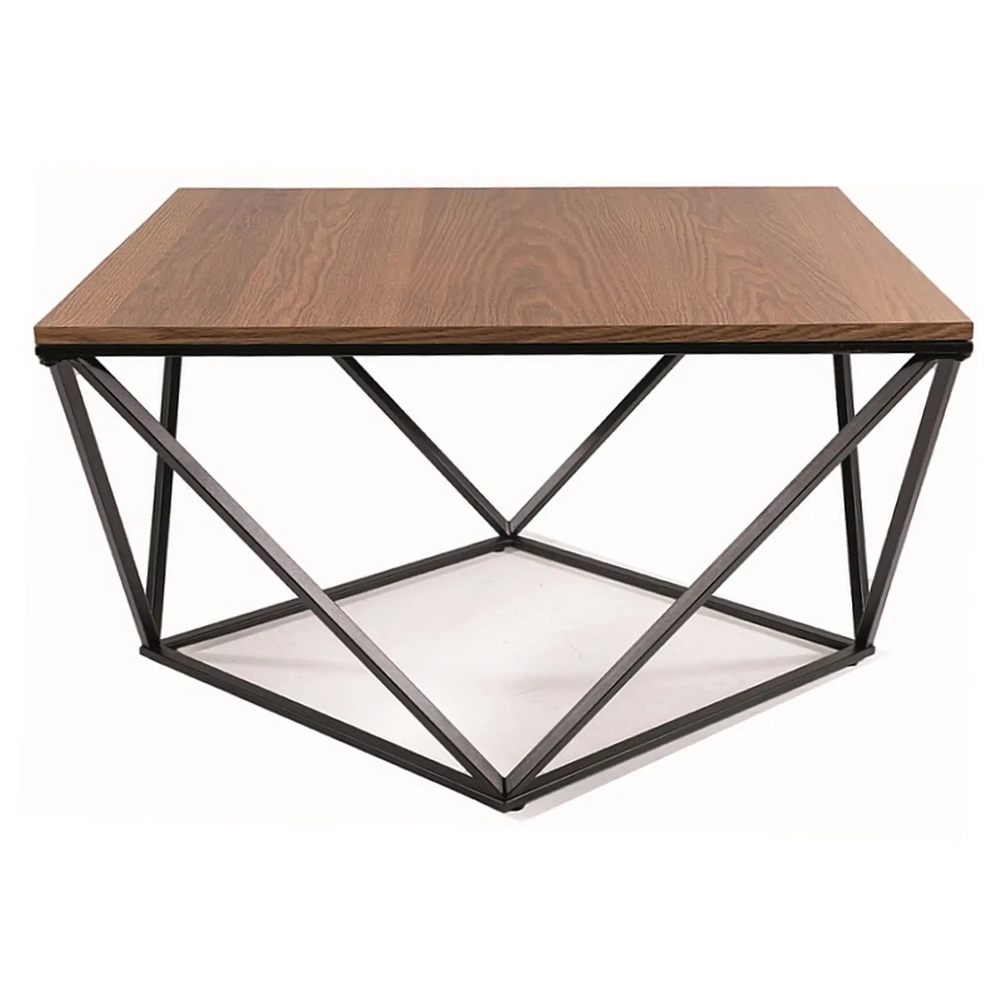 Masuta cafea DETROIT OCN-39090, nuc/negru mat