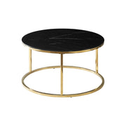 Masuta cafea DETROIT OCN-39105, negru/auriu