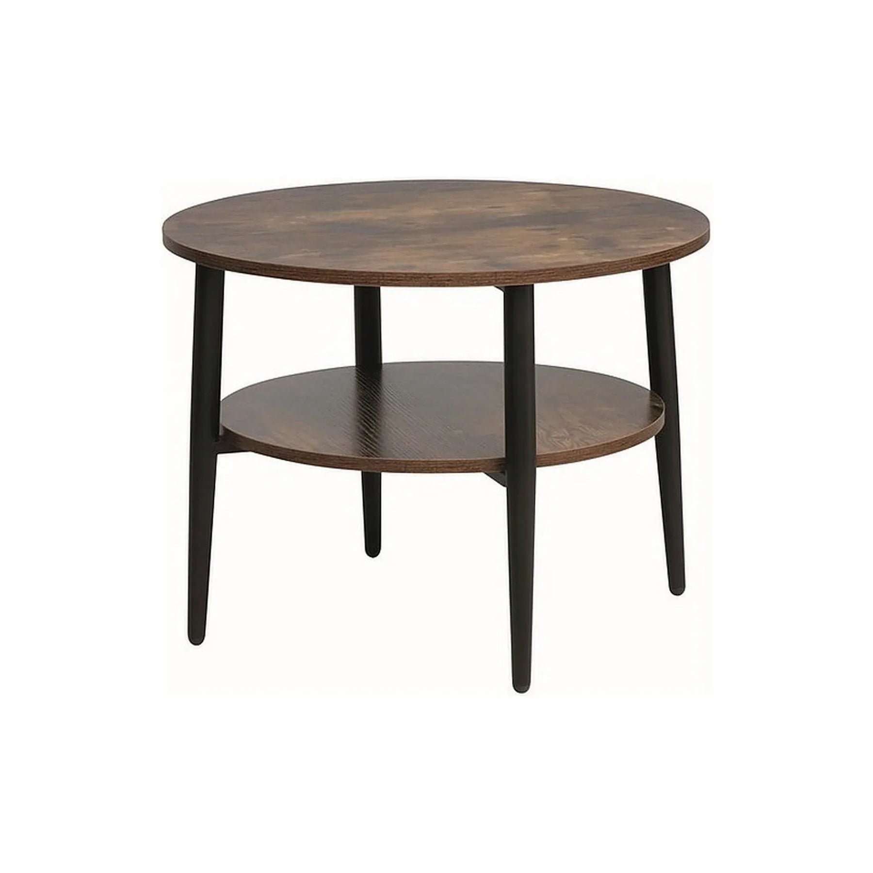 Masuta cafea DETROIT OCN-39118, maro rustic/negru mat