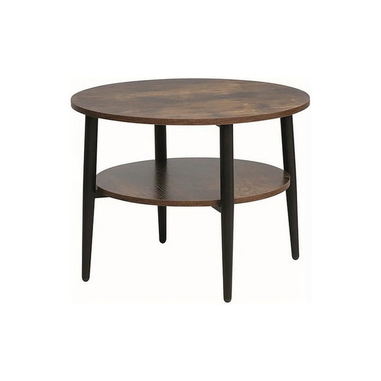 Masuta cafea DETROIT OCN-39118, maro rustic/negru mat