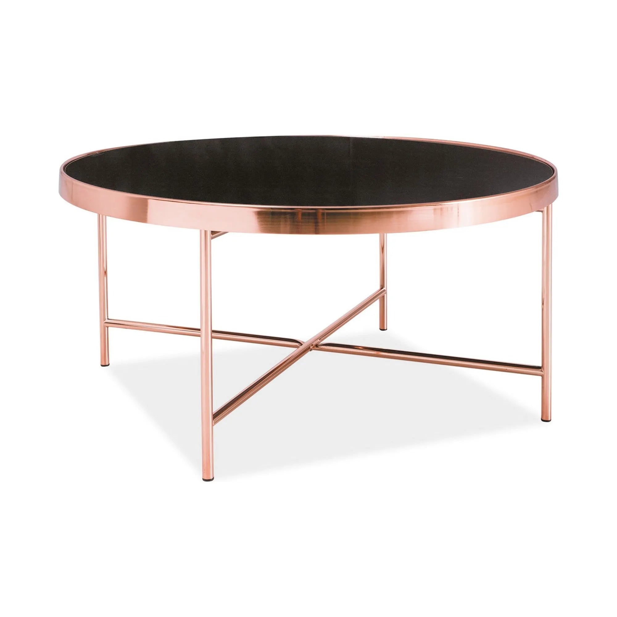 Masuta cafea DETROIT OCN-39171, negru/cupru