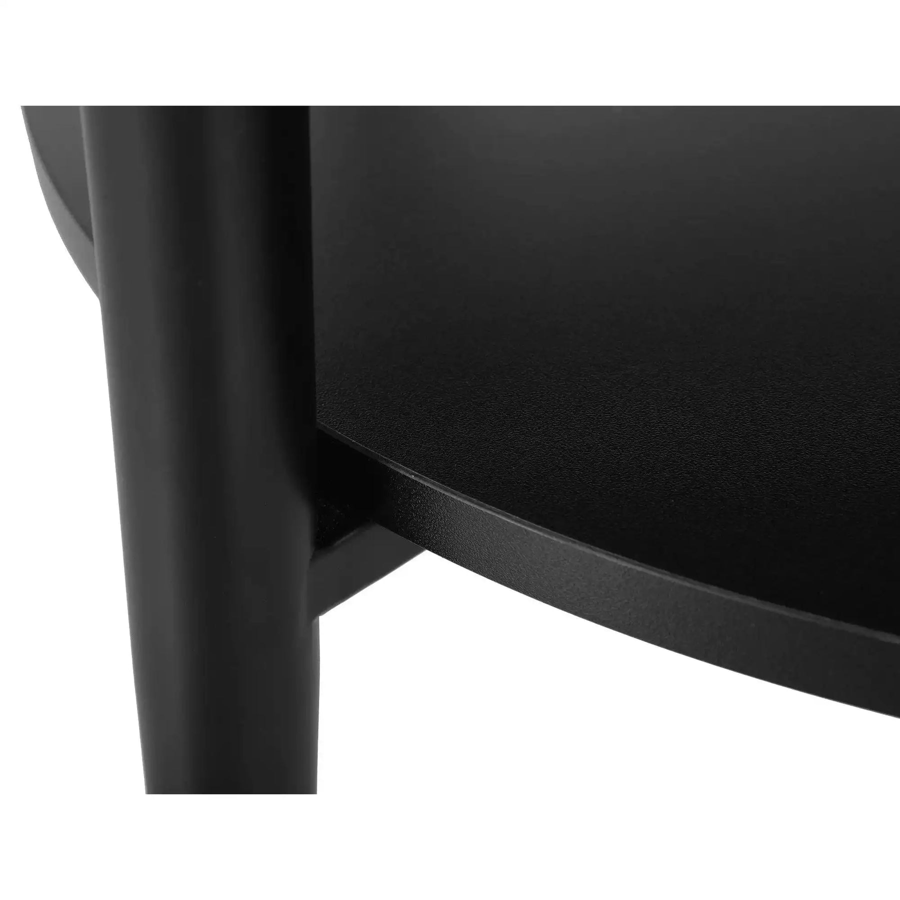 Masuta cafea DETROIT OCN-39183, alb/negru mat