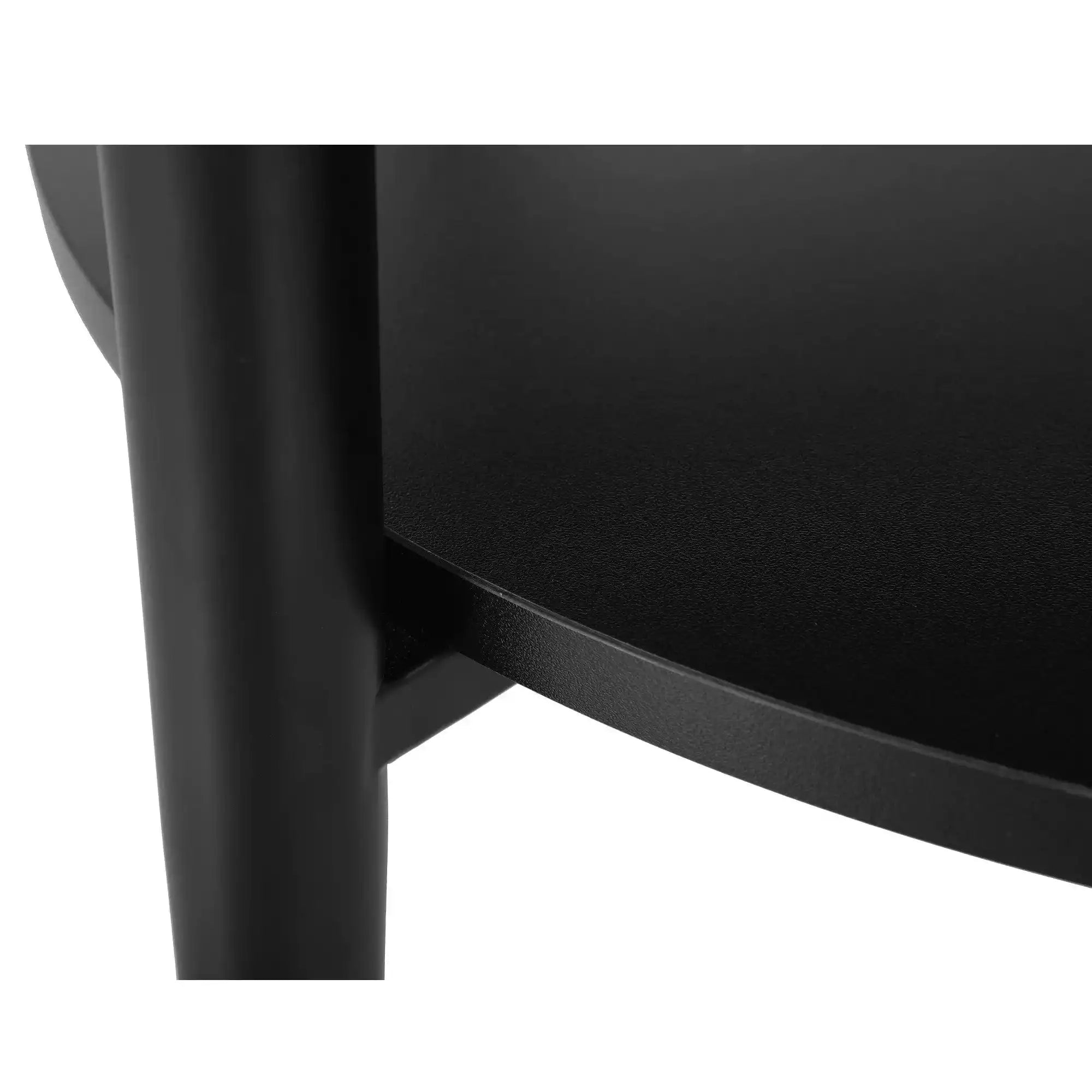 Masuta cafea DETROIT OCN-39194, alb/negru mat