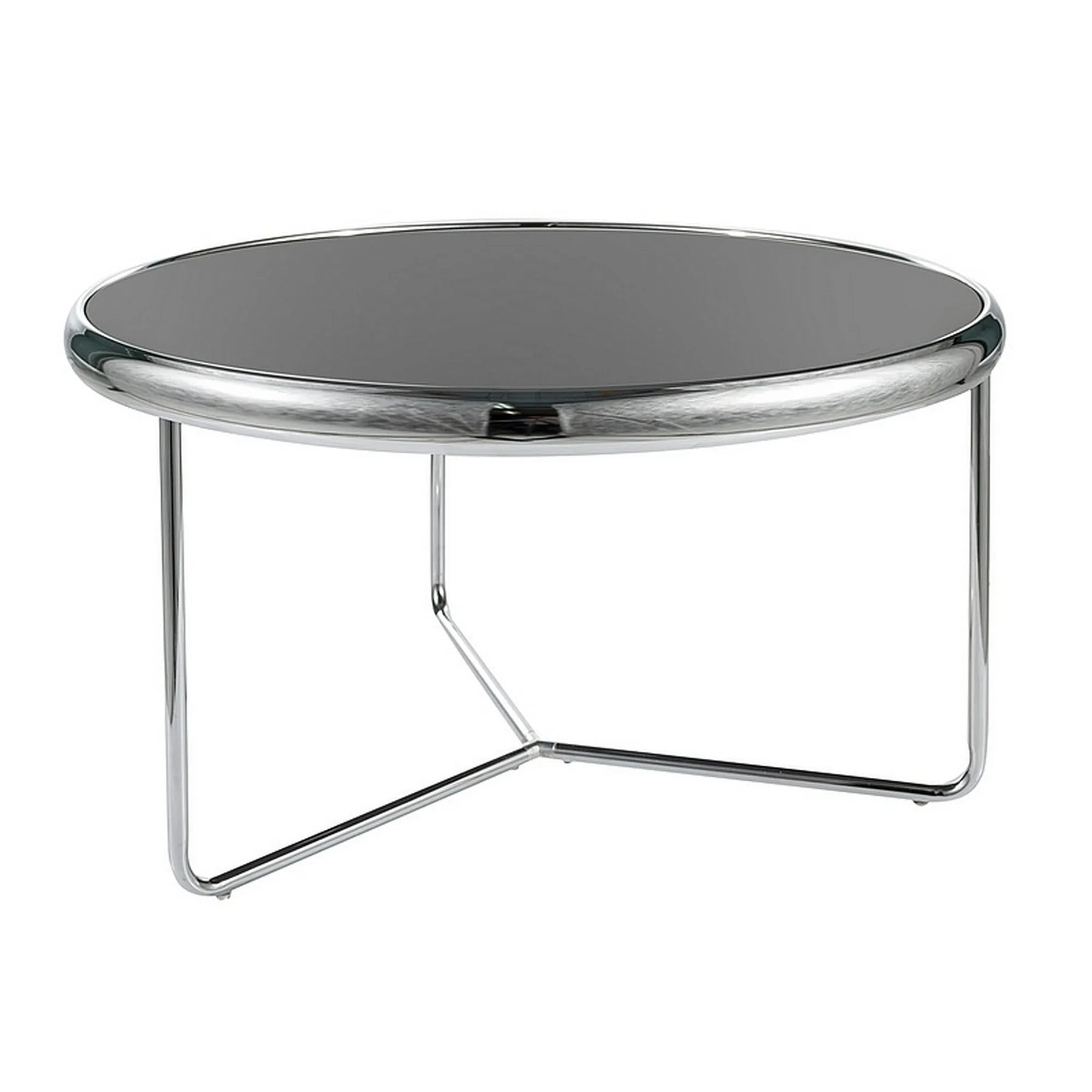 Masuta cafea DETROIT OCN-39251, negru/argintiu
