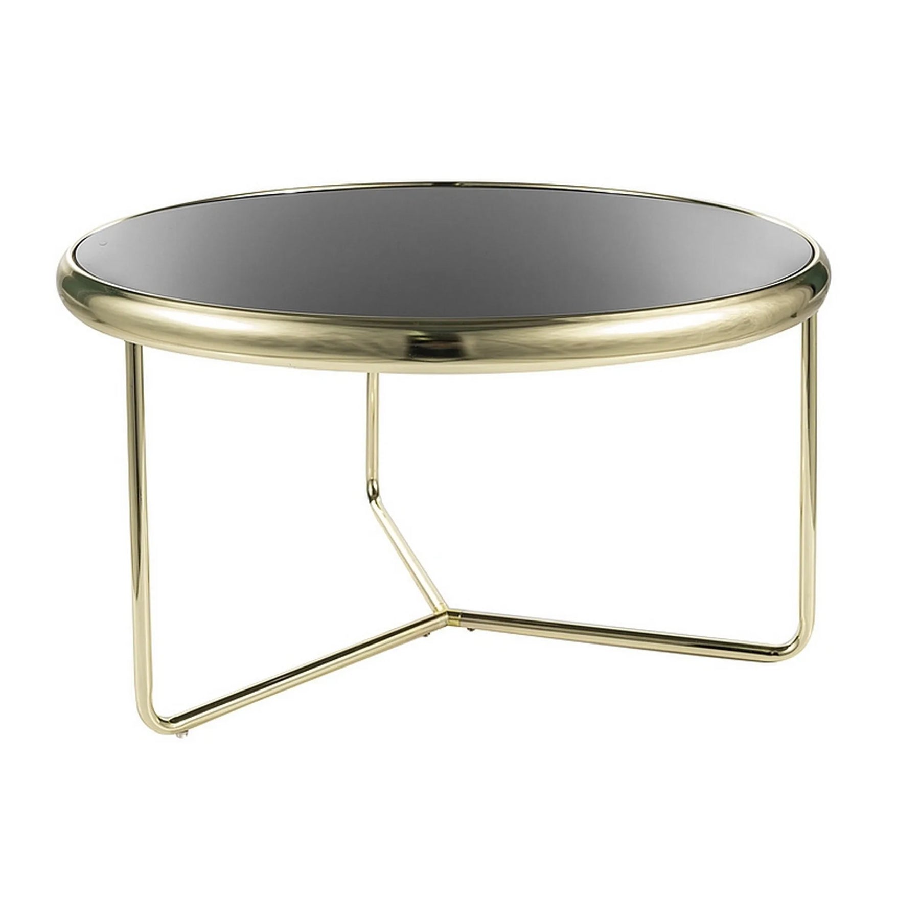 Masuta cafea DETROIT OCN-39261, negru/auriu