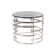 Masuta cafea DETROIT OCN-39287, fumuriu/argintiu