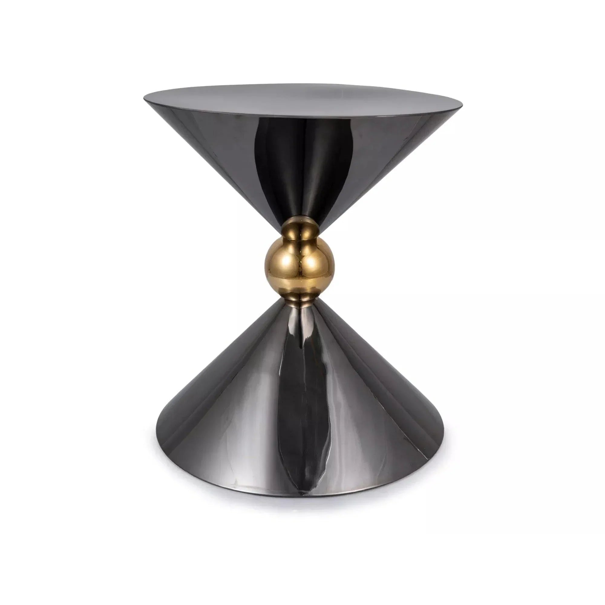 Masuta cafea DETROIT OCN-39290, negru/auriu