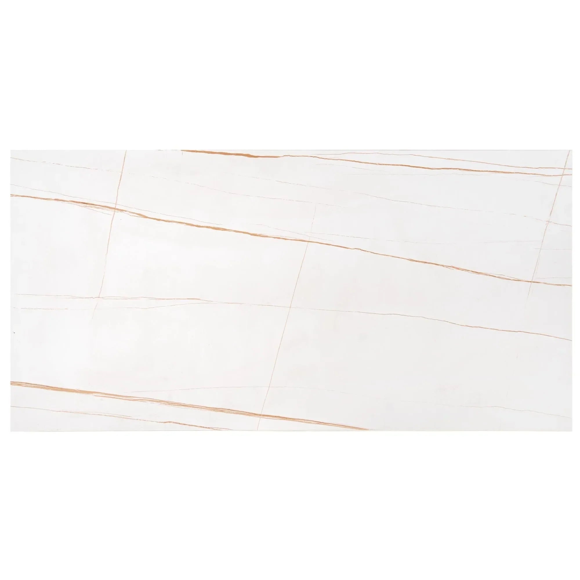 Masuta cafea HOUSTON OCN-37033, alb/auriu