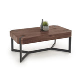 Masuta cafea HOUSTON OCN-37040, nuc/negru