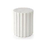 Măsuță de cafea albă, cu design modern, ideală pentru living – primabucata