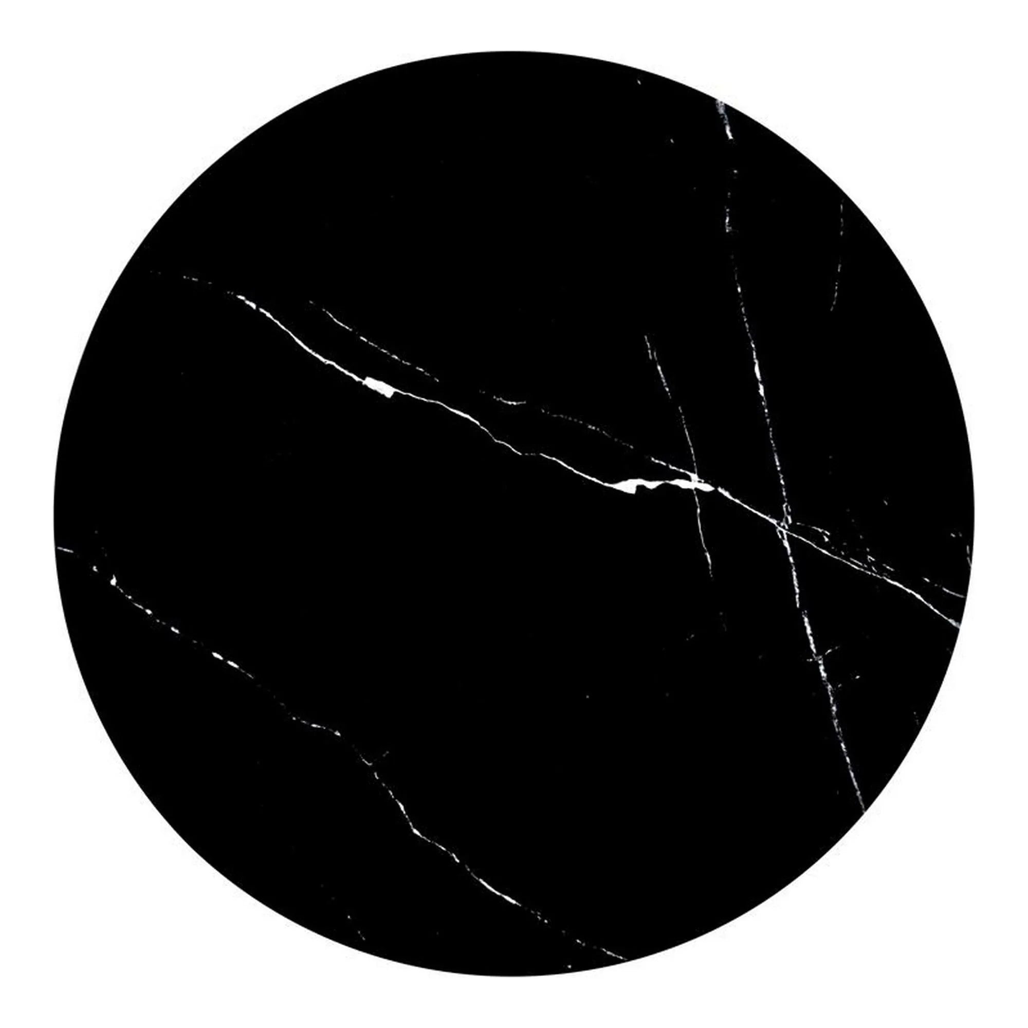 Masuta cafea HOUSTON OCN-37068, negru/auriu