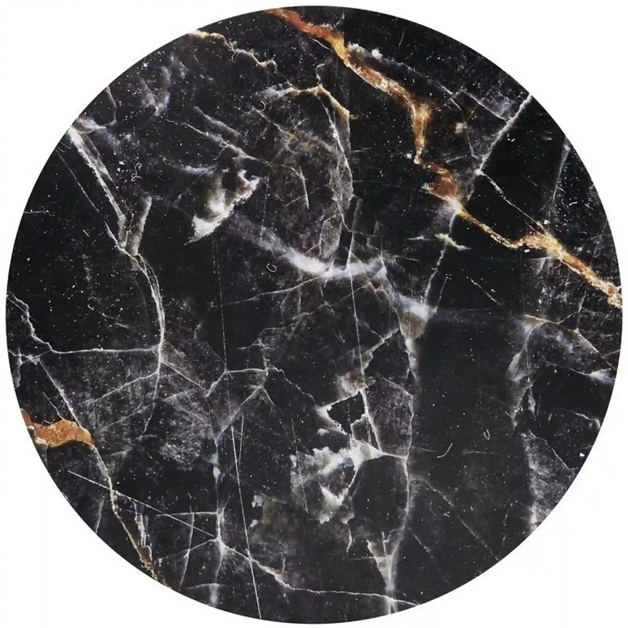 Masuta cafea HOUSTON OCN-37070, negru/auriu