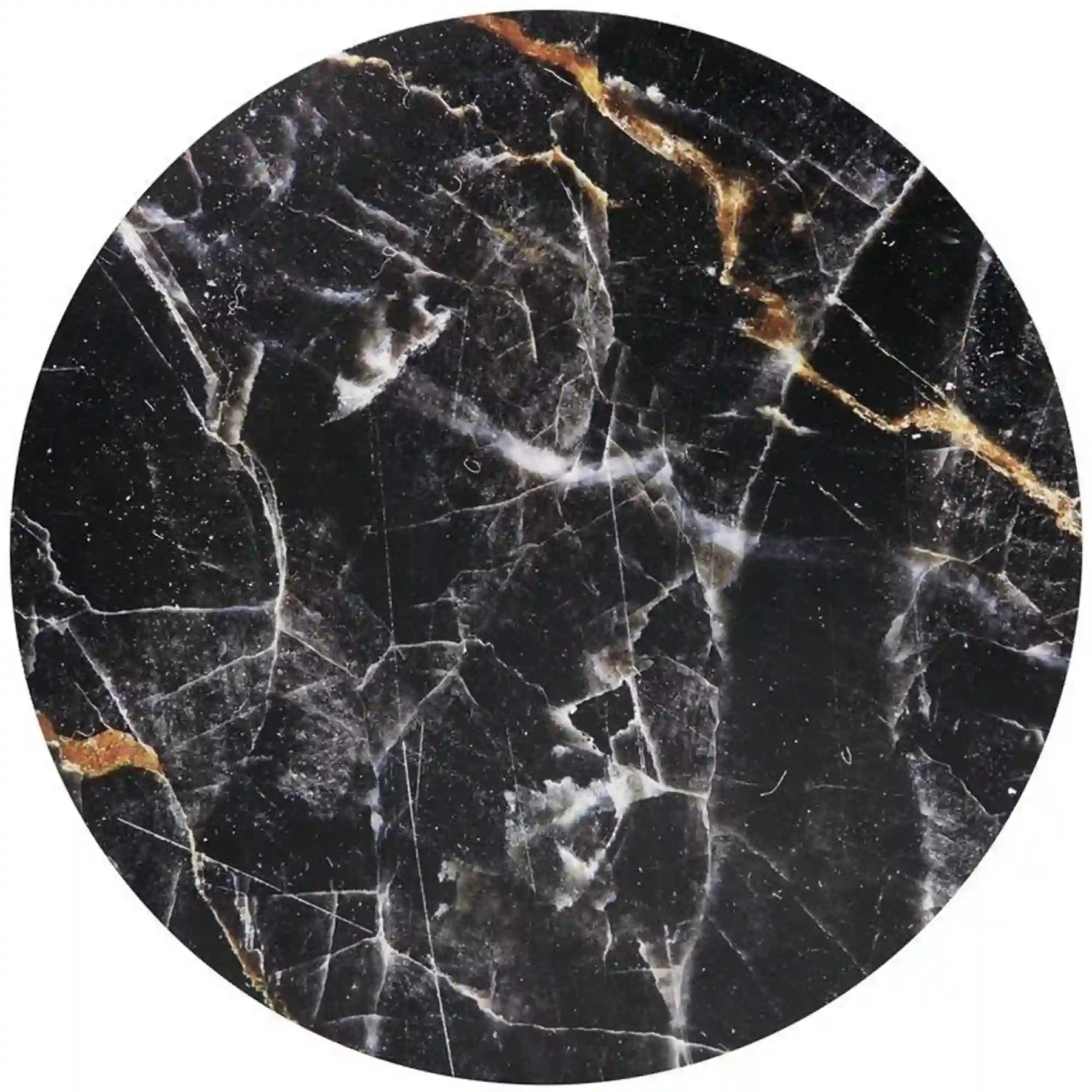 Masuta cafea HOUSTON OCN-37070, negru/auriu