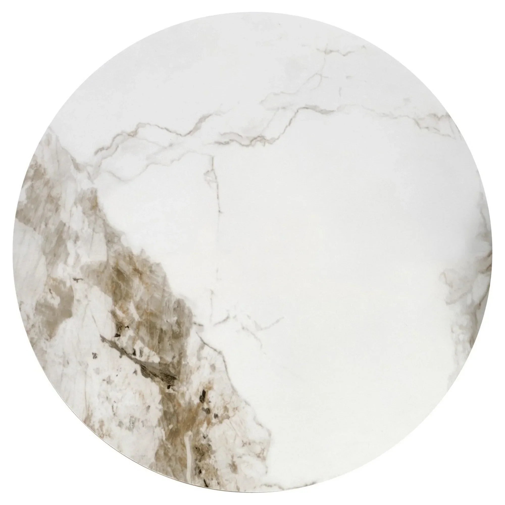 Masuta cafea HOUSTON OCN-37072, alb/negru/auriu