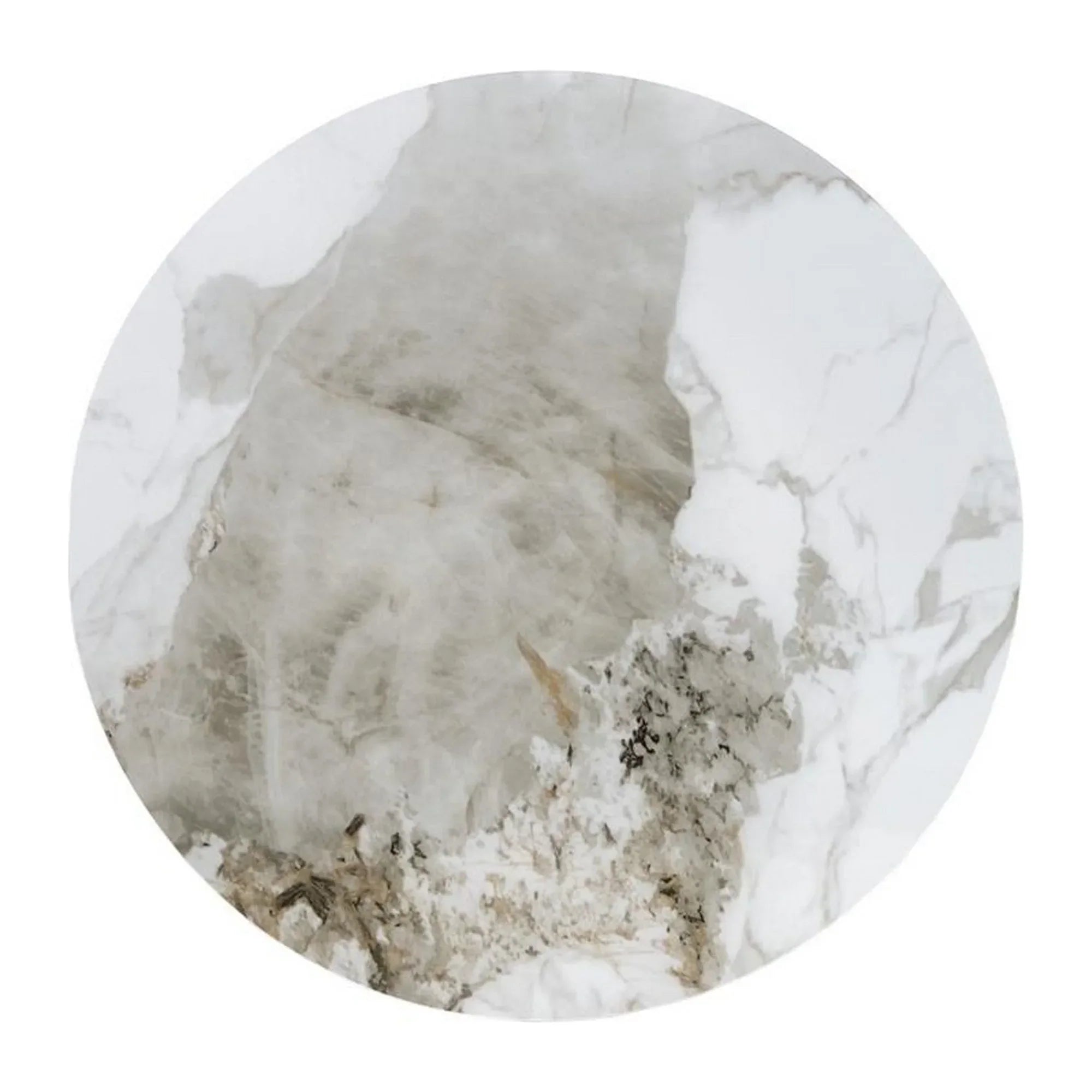 Masuta cafea HOUSTON OCN-37079, alb/nuc/auriu