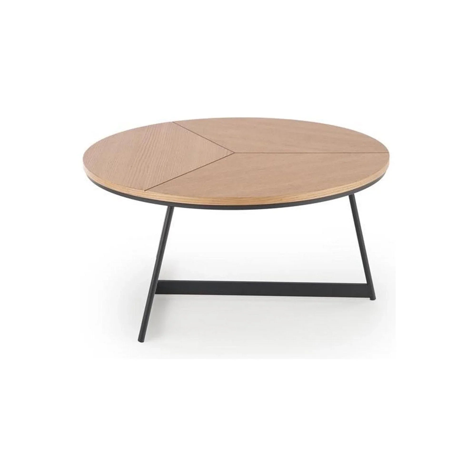 Masuta cafea HOUSTON OCN-37087, stejar natural/negru