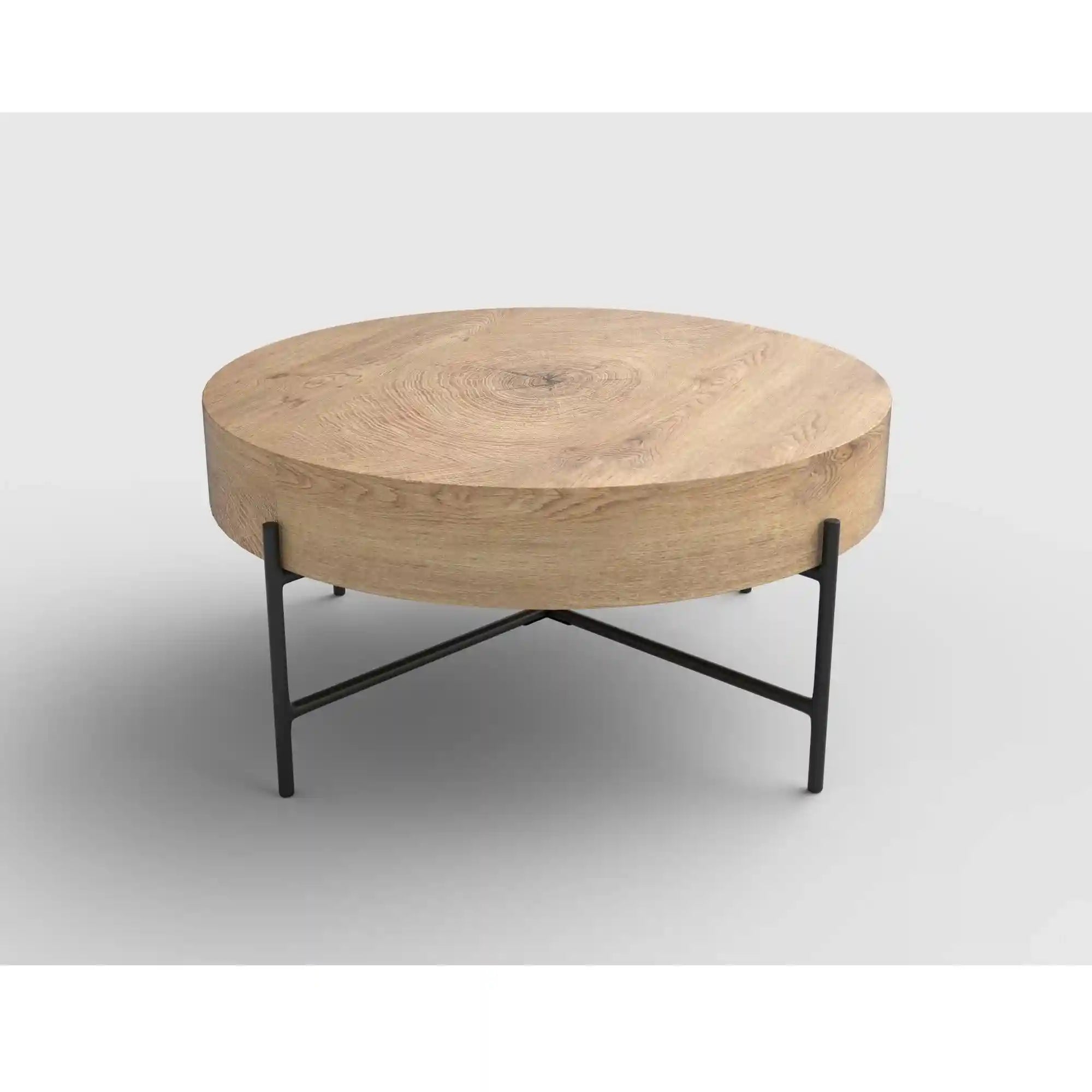 Masuta cafea HOUSTON OCN-37092, stejar natural/negru